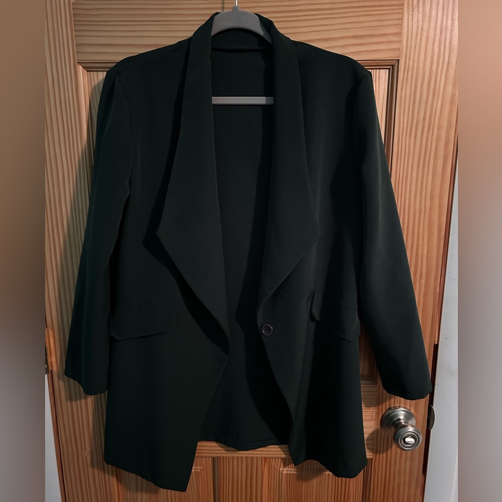 Nasty Gal green blazer size medium
